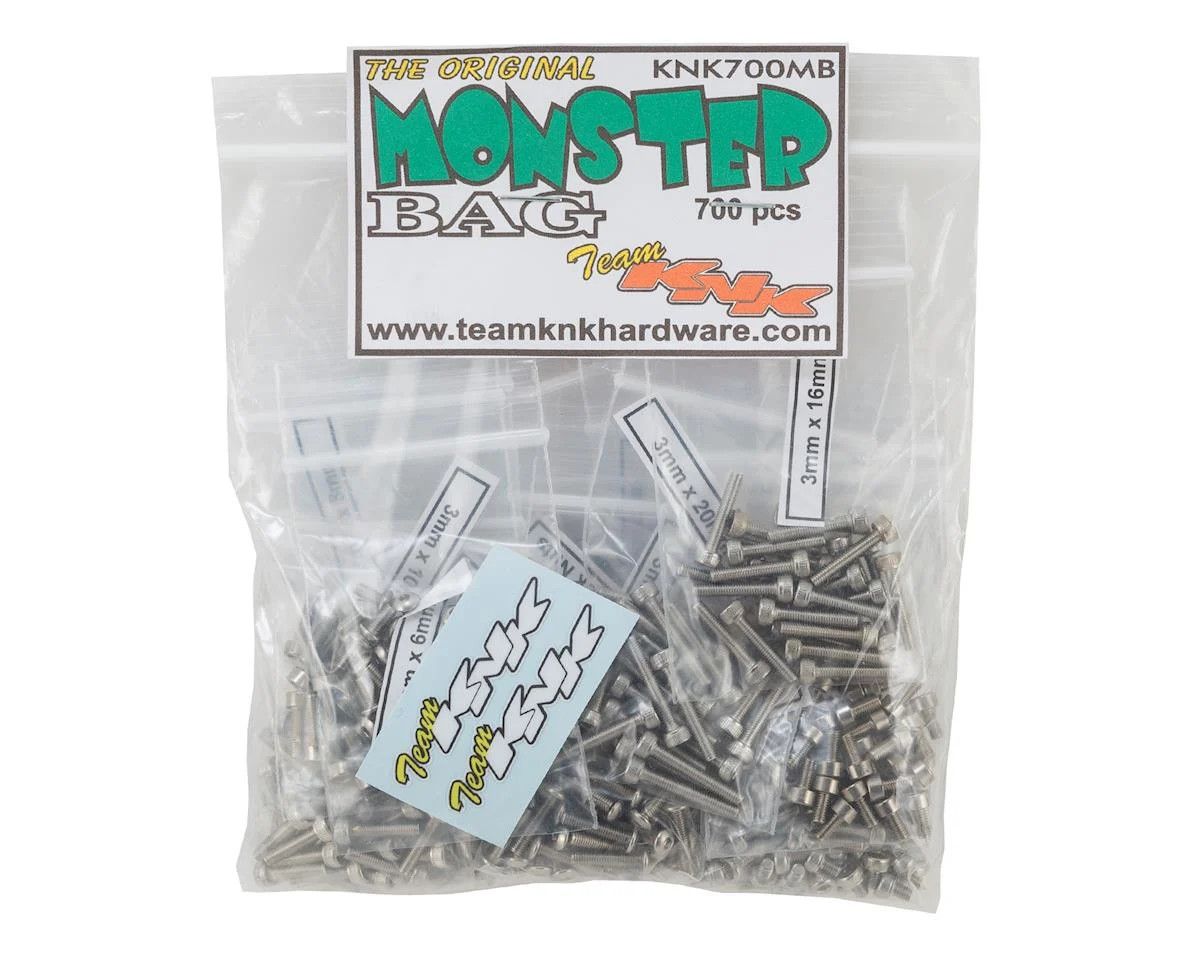 KNK700MB Team KNK Monster Bag Stainless Hardware Kit (700