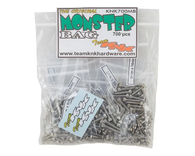 KNK700MB Team KNK Monster Bag Stainless Hardware Kit (700