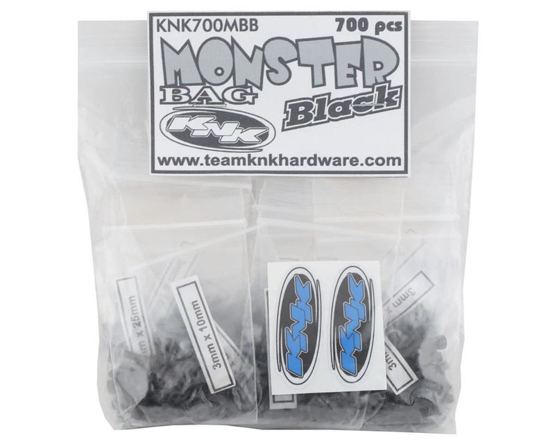 KNK700MBB Team KNK Monster Bag Black Oxide Hardware Kit (700)