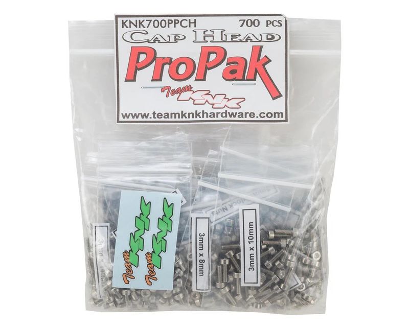 KNK700PPCH Team KNK Cap Head Pro Pak Stainless Screw Kit (700)