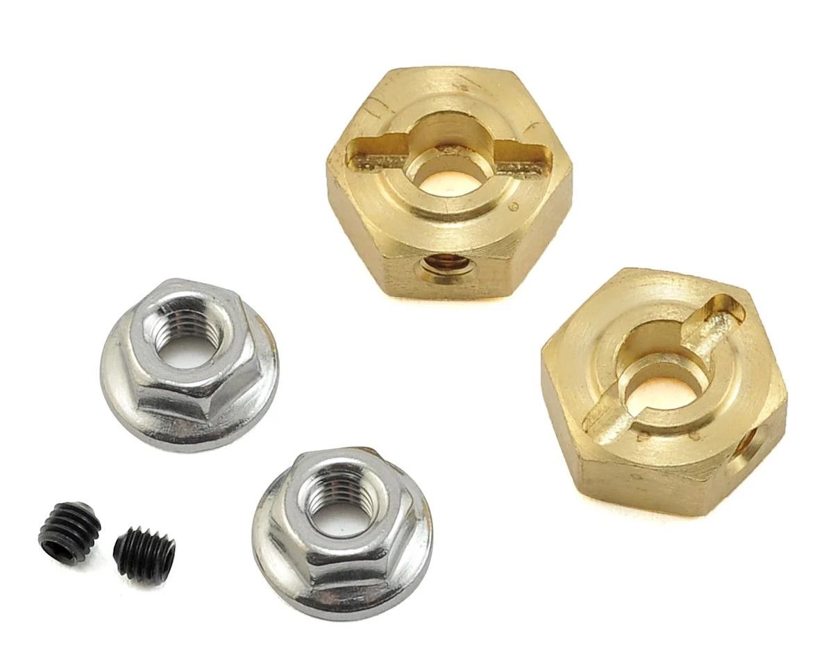 KNK12X6BRA Team KNK 12mm Brass Hex (2) (6mm)