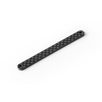 372088 X12&#39;20 FRONT BRACE - GRAPHITE 2.0MM