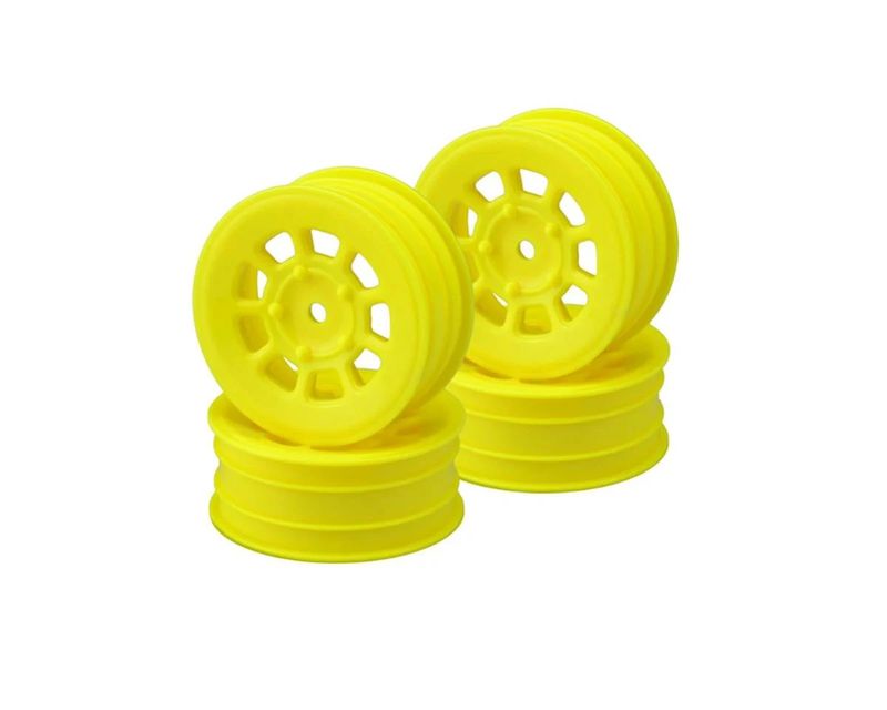 JCO3397Y 9 shot 2.2&quot; front wheel (yellow) - 4pc