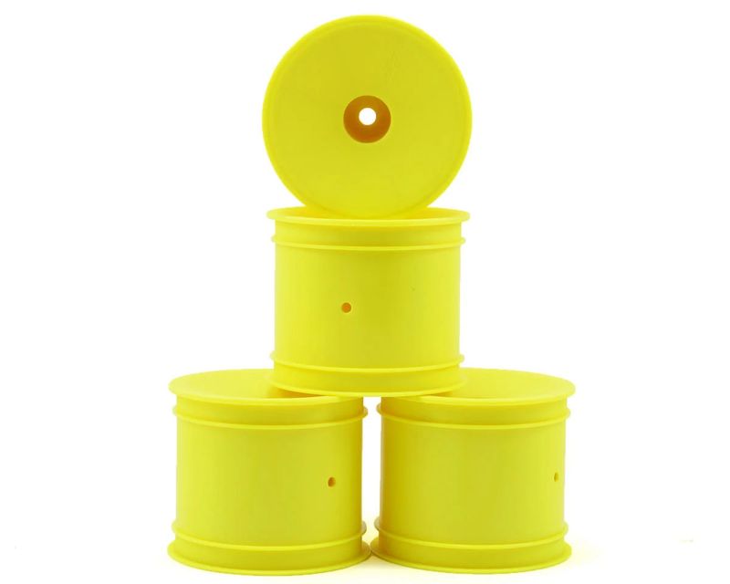 JCO3354Y JConcepts 12mm Hex Mono 1/10 Stadium Truck Wheel (4) (T4.1) (Yellow)