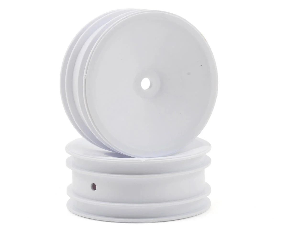 ASC9690 Team Associated 12mm Hex 2.2 Front Buggy Wheels (2) (B6) (White)