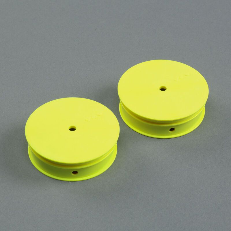 TLR43020 Narrow Front Wheel, Stiffezel, Yellow (2): 22