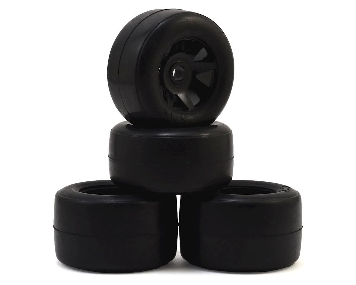 CLN2314 CRC RT-1 GTR Pre-Mounted Front &amp; Rear Rubber Tires (4)