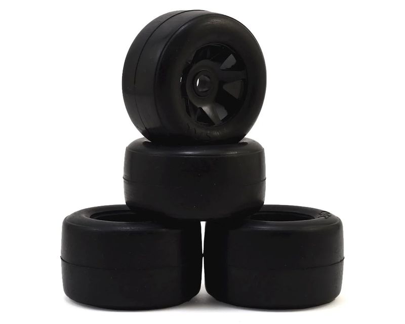 CLN2314 CRC RT-1 GTR Pre-Mounted Front &amp; Rear Rubber Tires (4)