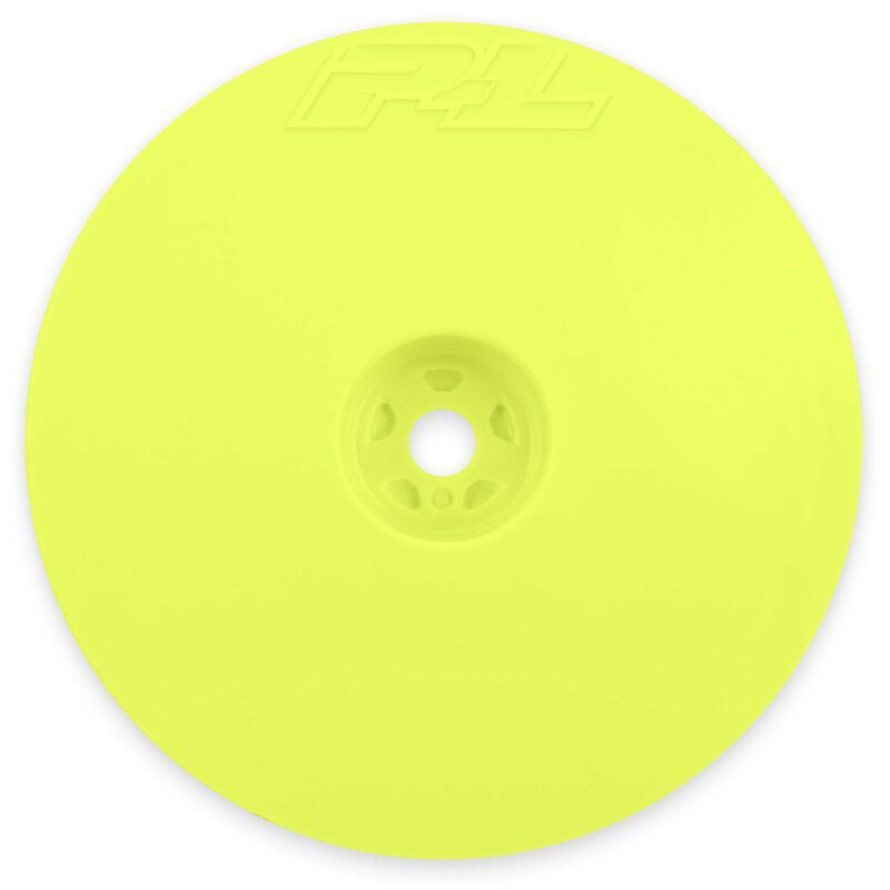 PRO277802 Velocity Narrow 2.2&quot; Hex Carpet Front Yellow Whls