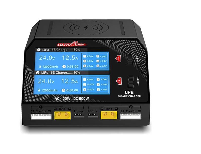 UPTUP8 UP8 AC 400W / DC 600W 16A x2 Dual Channel Output 1-6S Battery