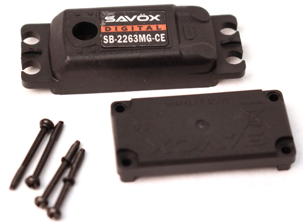 SAVCSB2263MG-CE Top &amp; Bottom Servo Case w/ Screws for SB2263MG-CE Cavalieri Edition Servo