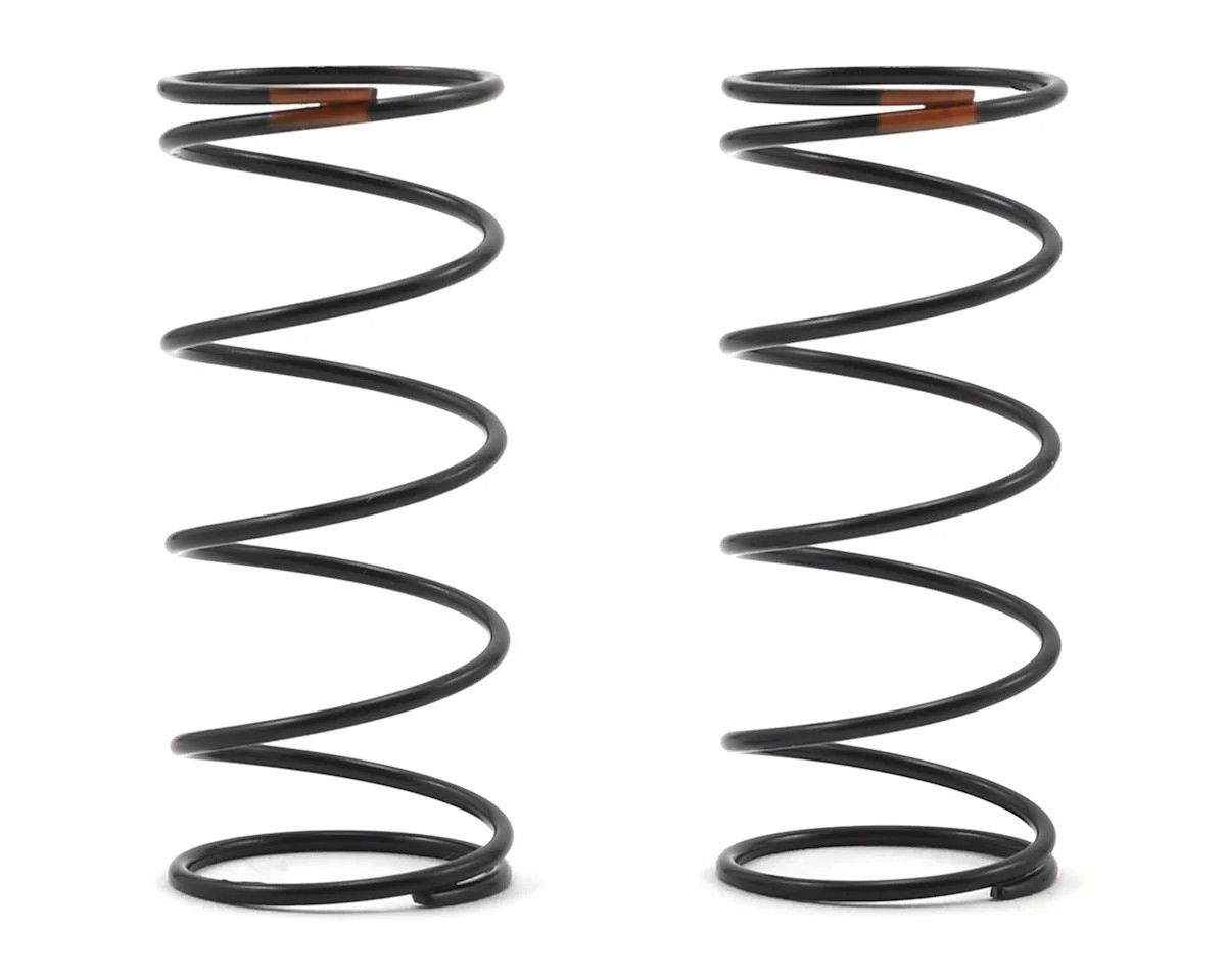 ASC91836 Team Associated 12mm Front Shock Spring (2) (Orange/5.10lbs) (44mm Long)