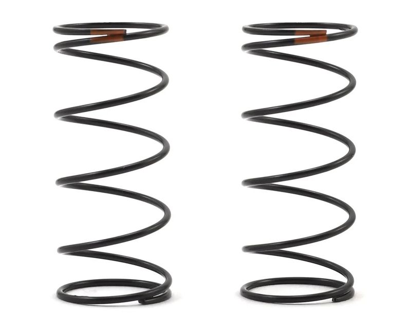 ASC91836 Team Associated 12mm Front Shock Spring (2) (Orange/5.10lbs) (44mm Long)