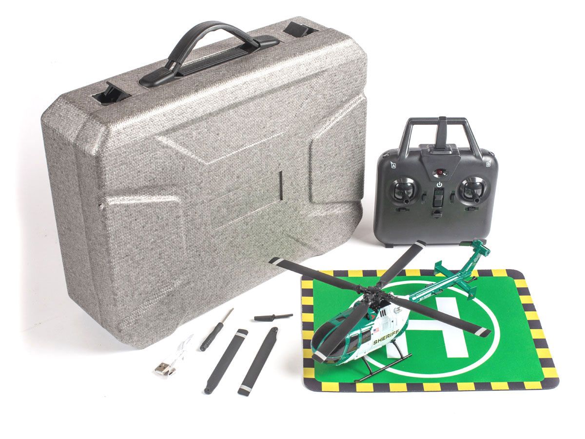 RGR6052 Hero-Copter, 4-Blade RTF Helicopter; Sheriff
