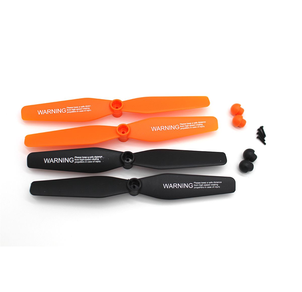 RGR4561 Propeller Set with Screws, Orange &amp; Black (2ea); Stinger 3.0