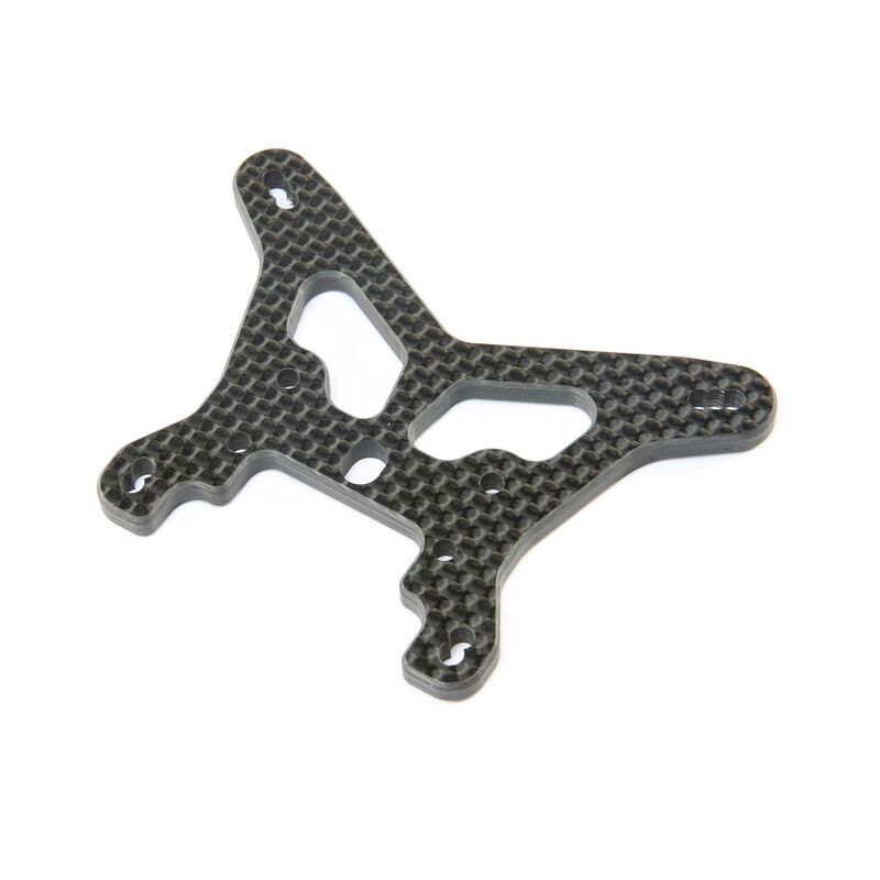 TLR234123 Carbon Rear Shock Tower: 22X-4