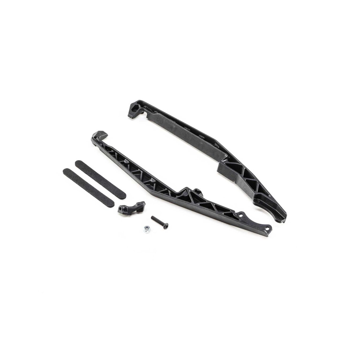 TLR231070 Mud Guard Set, Stiffezel with Fan Mount: 22T 4.0