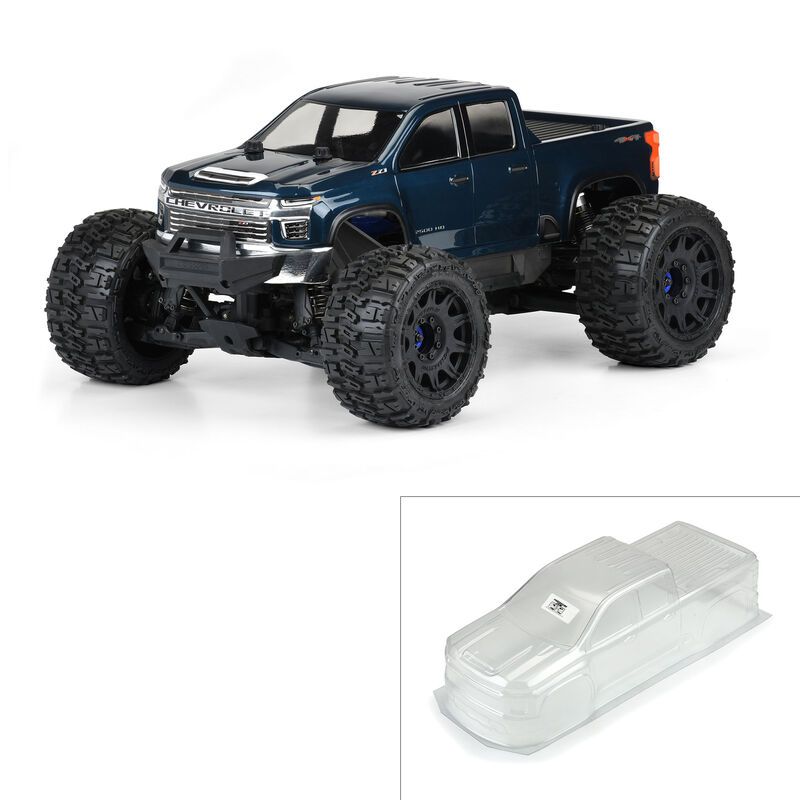PRO358200 1/8 2021 Chevy Silverado 2500 HD Clear Body: E-REVO 2.0 &amp; MAXX