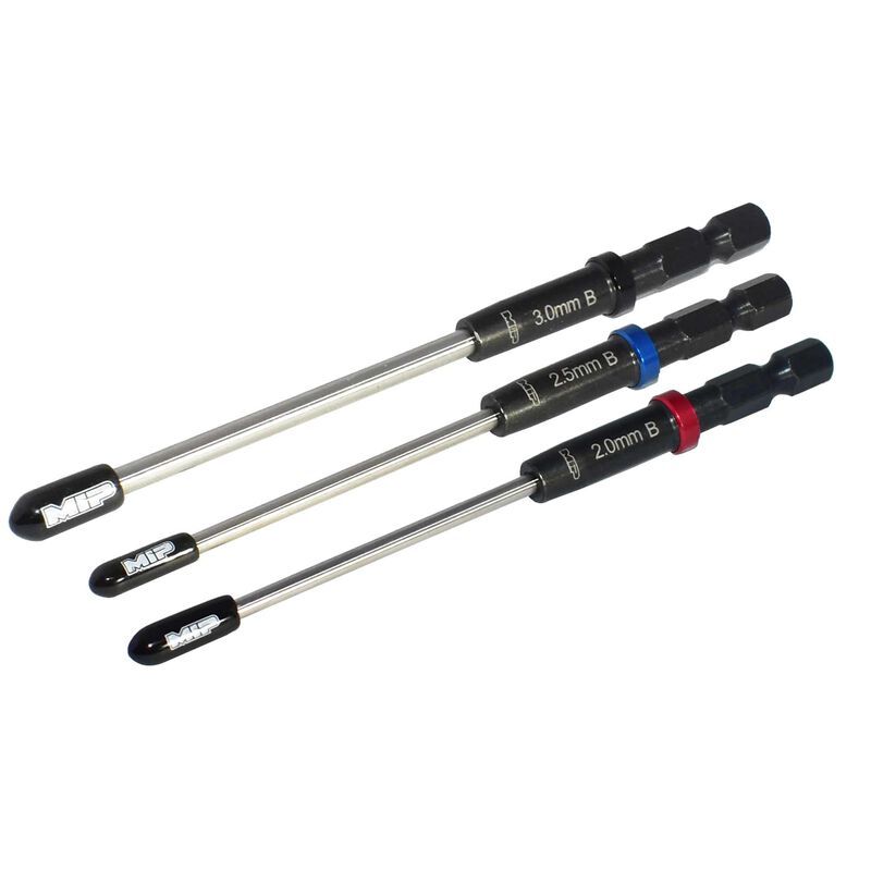 MIP9616 Speed Tip Ball Hex Driver Wrench Set Gen 2, Metric (3), 2.0mm, 2.5mm, &amp; 3.0mm