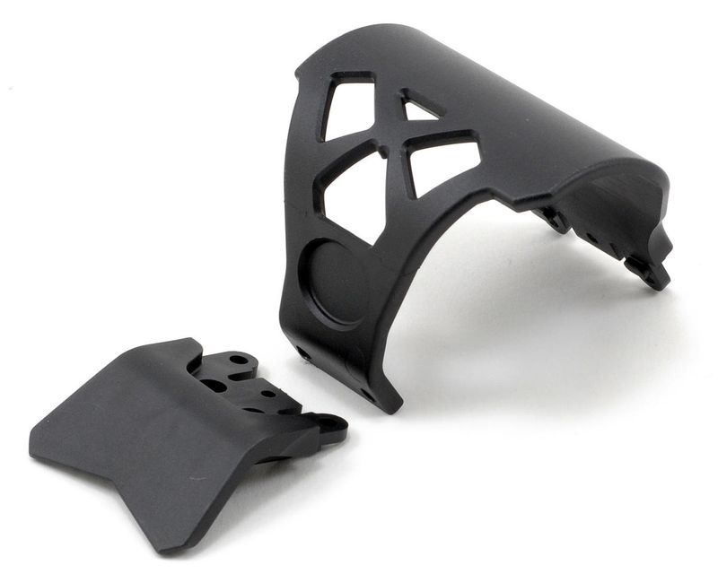 TLR4158 Team Losi Racing Motor Guard &amp; Rear Bumper Set (TLR 22)