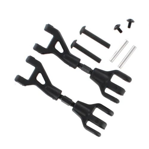 BS213-002 Front/Rear Upper Suspension Arms w/ Hardware (Plastic) (Pair) for Blackout models