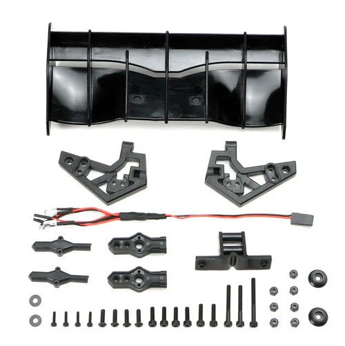 510191 Rear Wing Set with LEDs (Black) (Set)