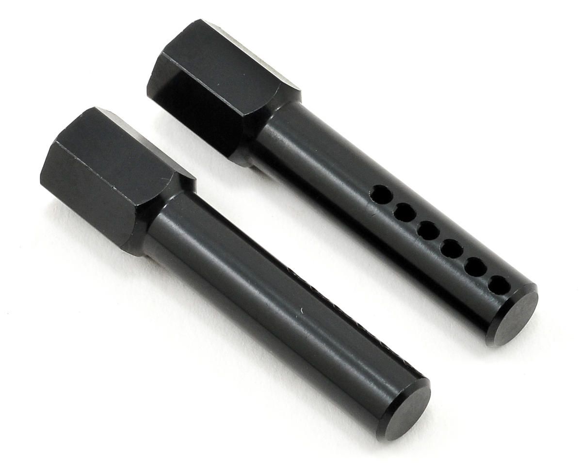 SPTST1914BK Aluminum CNC Front Body Post Set (Black) (2)
