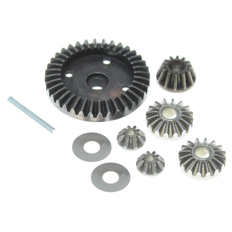 RER13678 Machined Diff Gears(Metal)(1set) Volcano 1/16