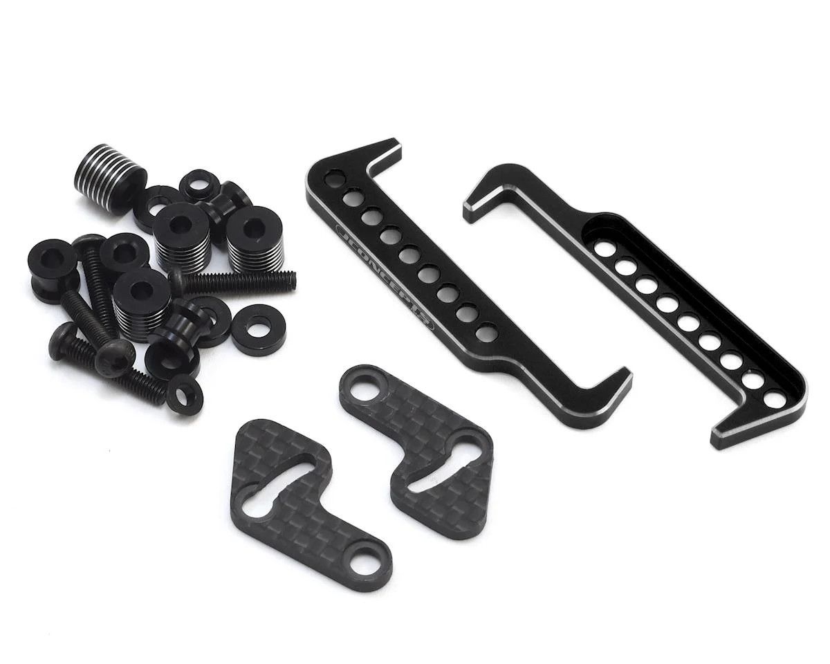 JCO2604-2 B6.1 Swing Operated Battery Retainer Set (Black)