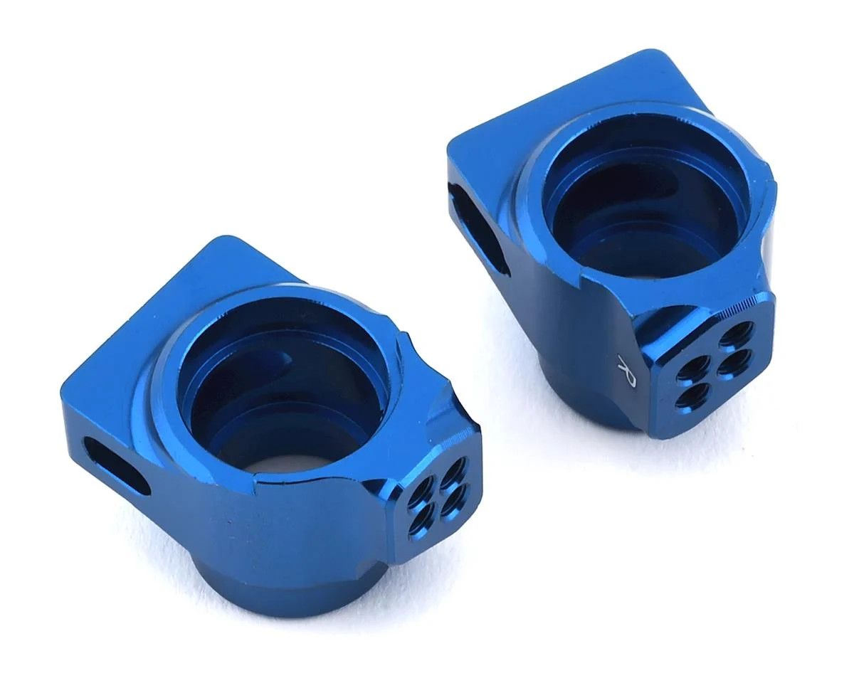 ASC91760 B6/B6D Factory Team Aluminum Rear Hub Set (Blue)