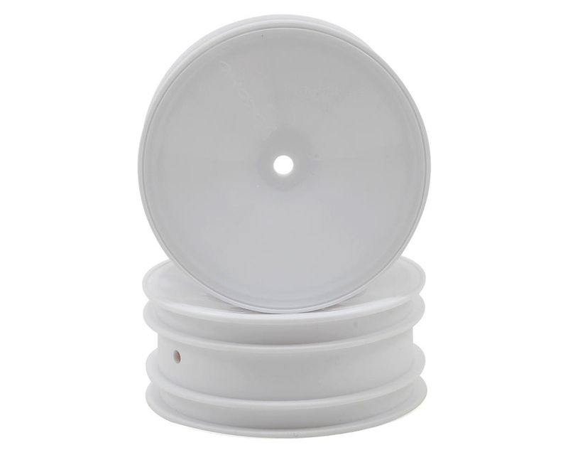 YOKB2-821HW Yokomo 12mm Hex 2WD Front Buggy Wheels (White) (2) (YZ-2/B-MAX2)
