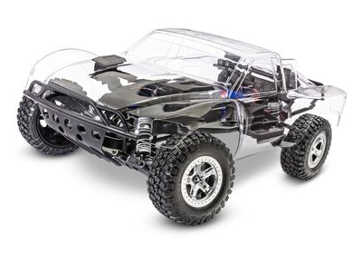 58314-4 Slash BL-2s 2WD brushless short course truck assembly kit, TQ 2.4 GHz radio system, BL-2s™ brushless power system, clipless clear body