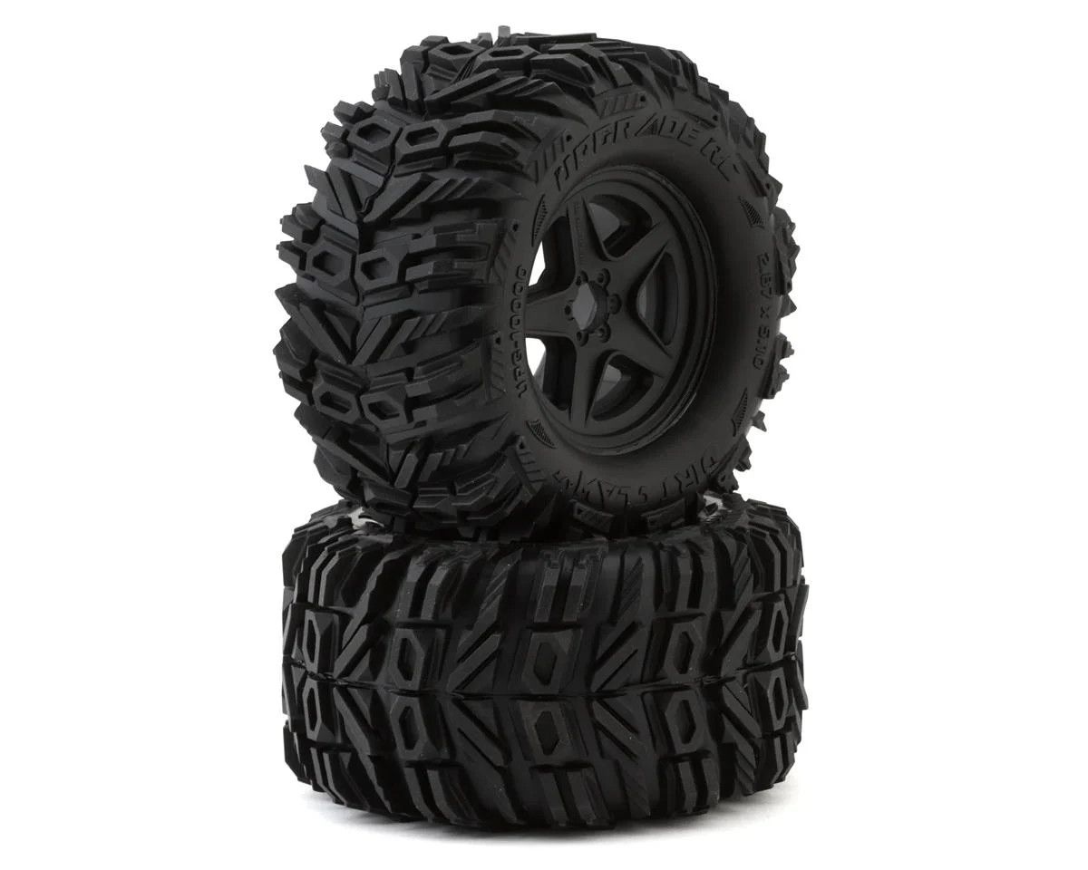 UPG-10000 Dirt Claw Tires 2.8&quot; Pre-Mounted All-Terrain  w/5-Star Wheels