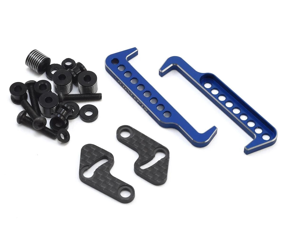 JCO2604-1 JConcepts Swing Operated Battery Retainer Set (Blue)