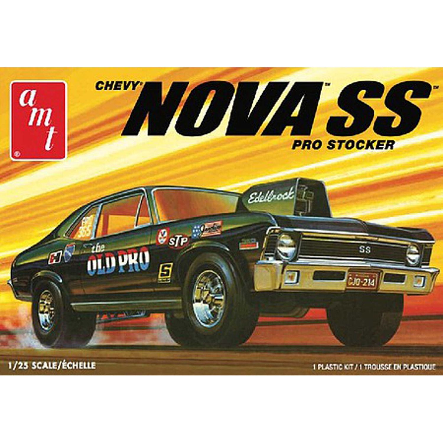 AMT1142M  1/25 1972 Chevy Nova SS Old Pro