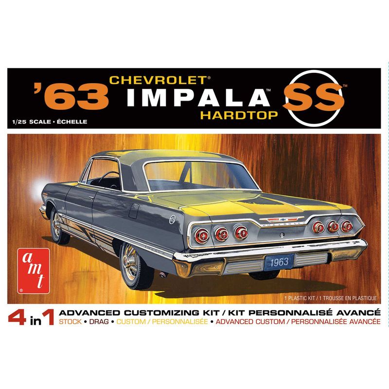 AMT1149M 1/25 1963 Chevy Impala SS