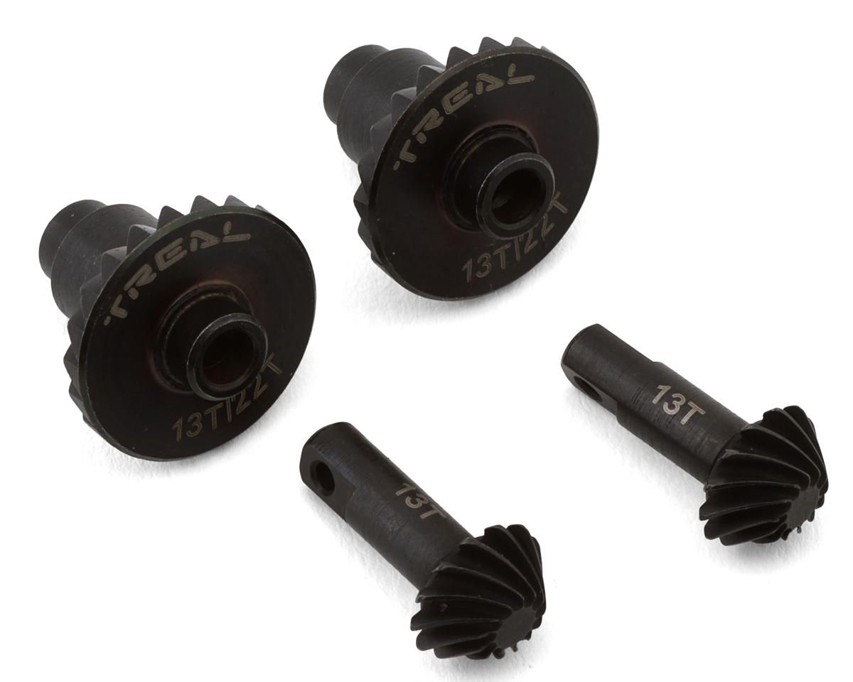 TLHTTRX-4M-82 Treal Hobby Hardened Steel Differential Overdrive Gears for Traxxas TRX-4M (13T/22T) (16% Overdrive)