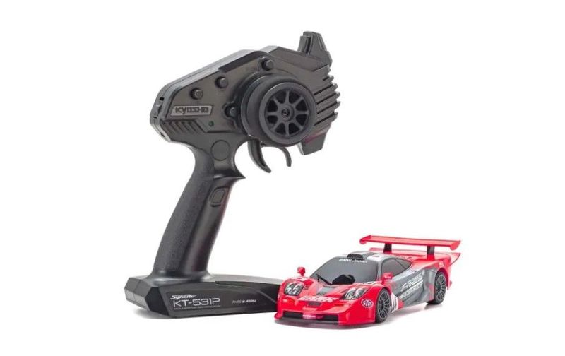 KYO32348LA Kyosho MR-03 Mini-Z RWD ReadySet w/McLaren F1 GTR LM 1997 Team Lark Body w/KT-531P 2.4GHz Radio