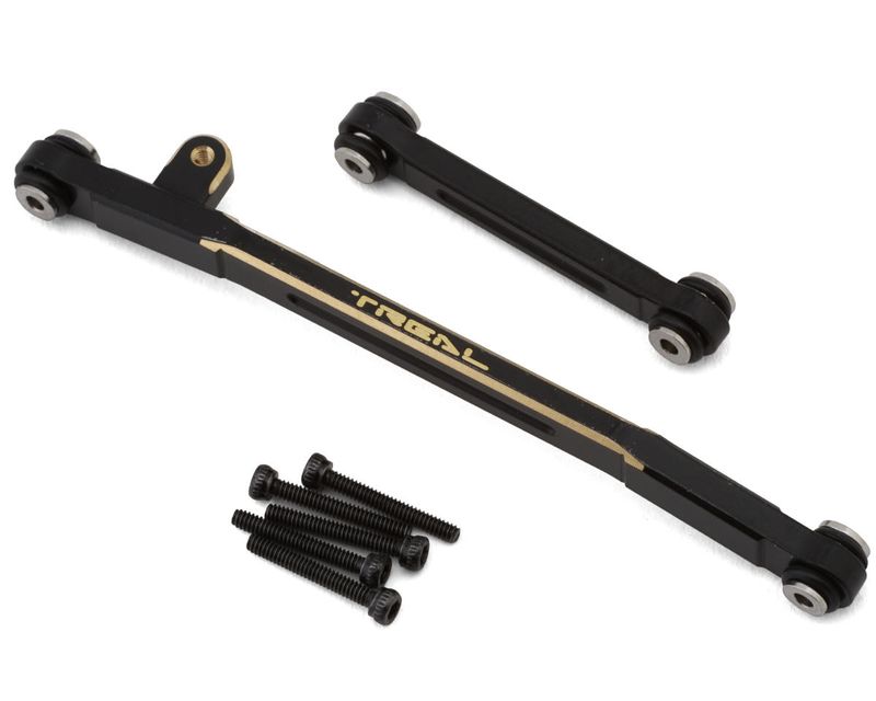 TLHTSCX24-181 Treal Hobby Axial SCX24 Brass Steering Linkage Set (10g) (Black)