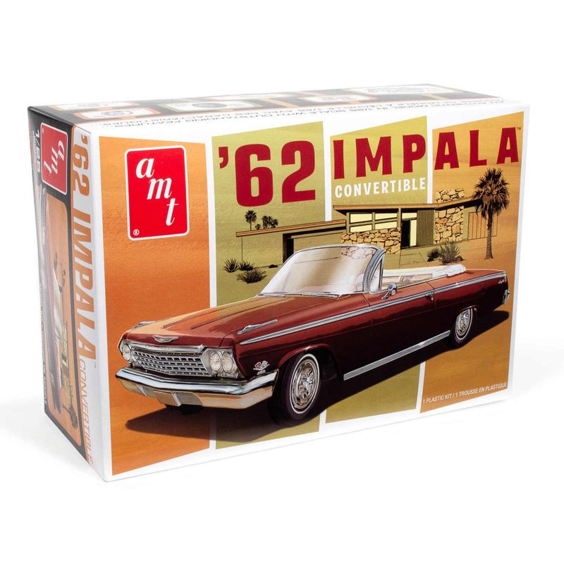 AMT1355M 1962 Chevy Impala Convertible 1/25