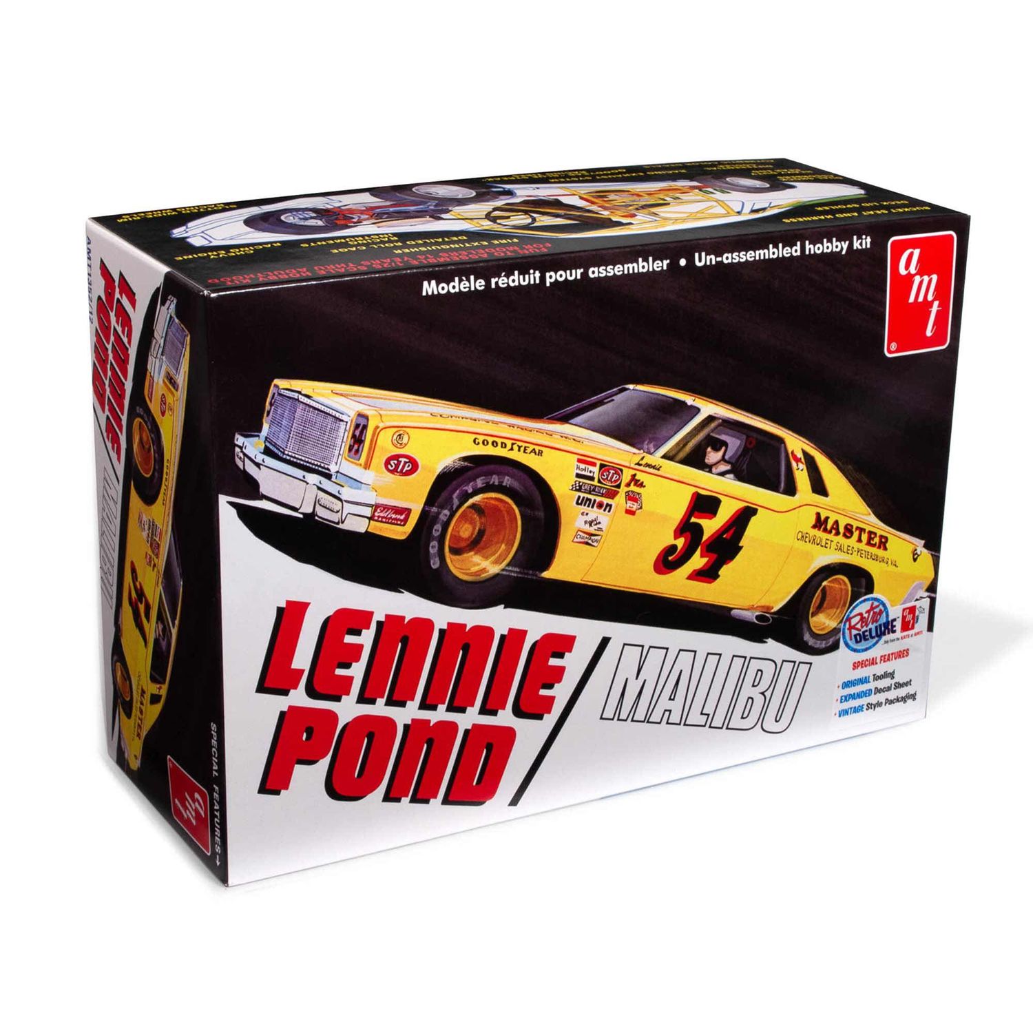 AMT1352 Lennie Pond 1974 Chevy Malibu Stock Car, 1/25