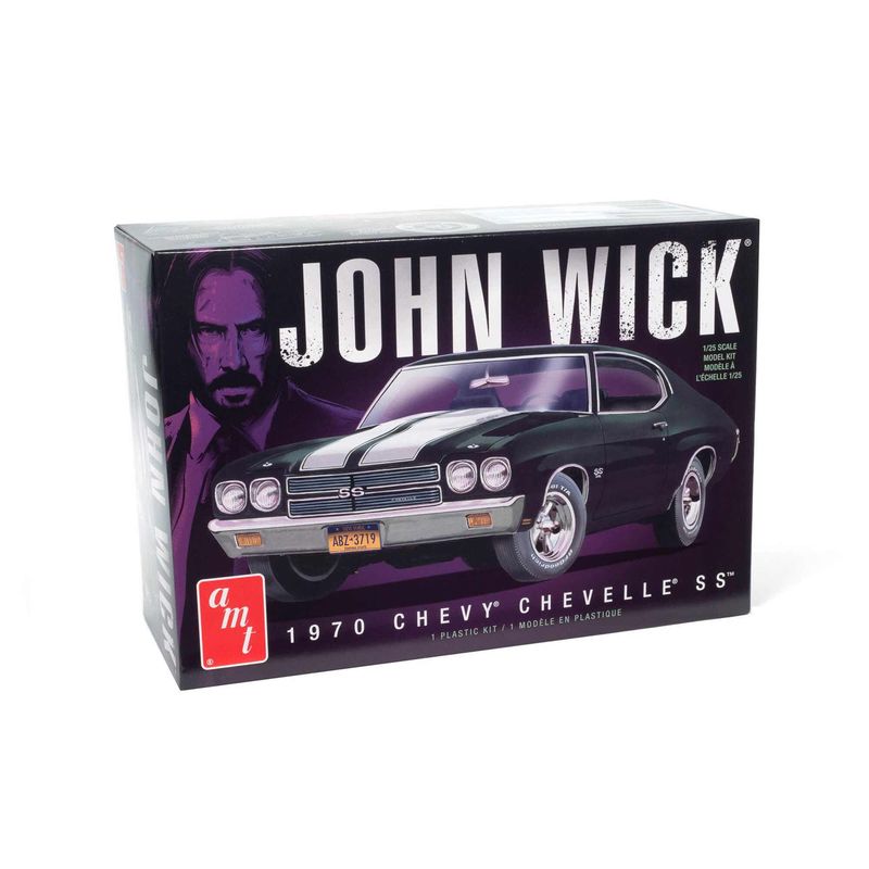 AMT1453M  AMT 1970 Chevy Chevelle   John Wick Movie Car