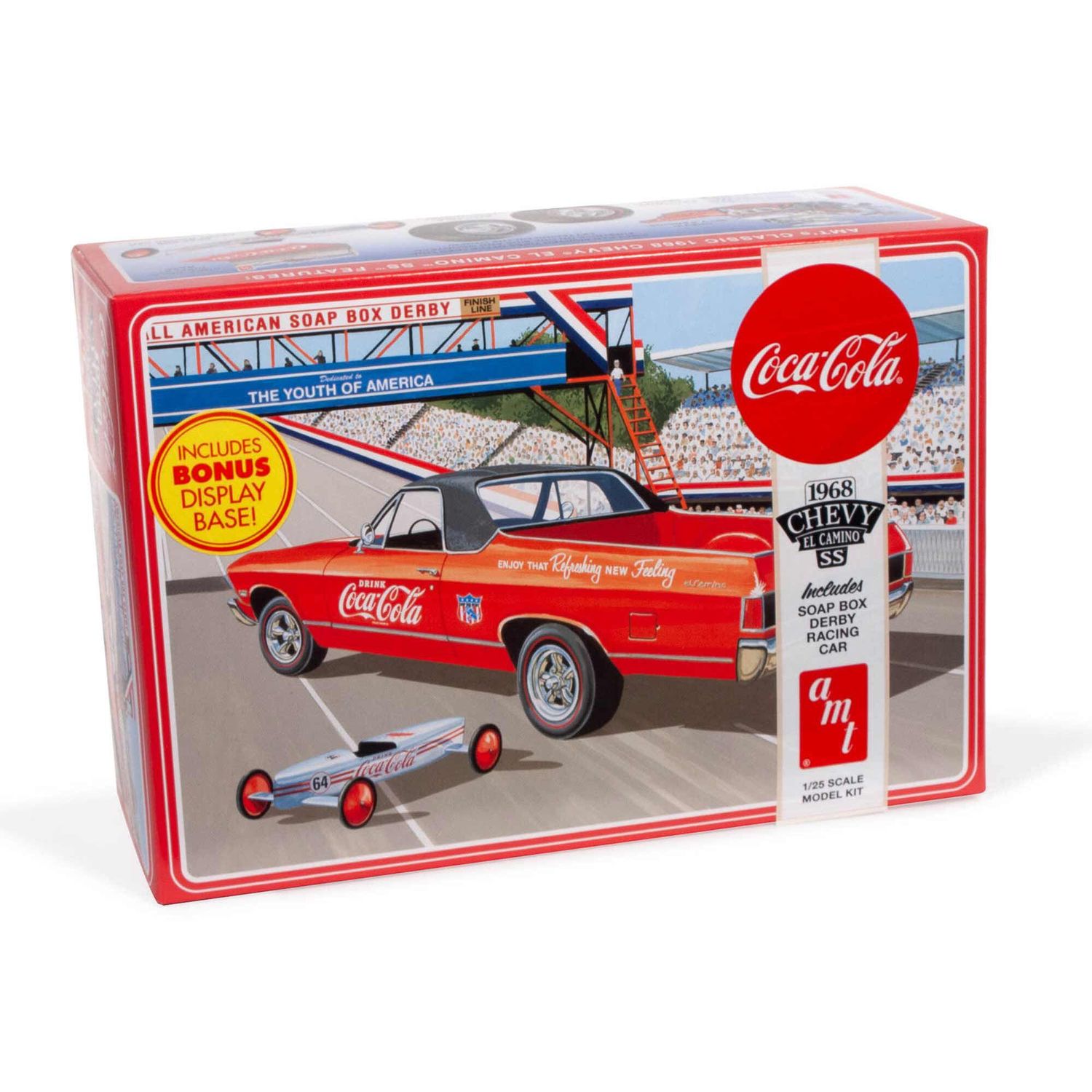 AMT1362 1968 Chevy El Camino SS, Coca-Cola, 1/25