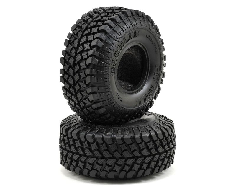 PBTPB9006NK Pit Bull Tires Growler AT/Extra 1.9&quot; Scale Rock Crawler Tires (2) (Komp) w/Foam