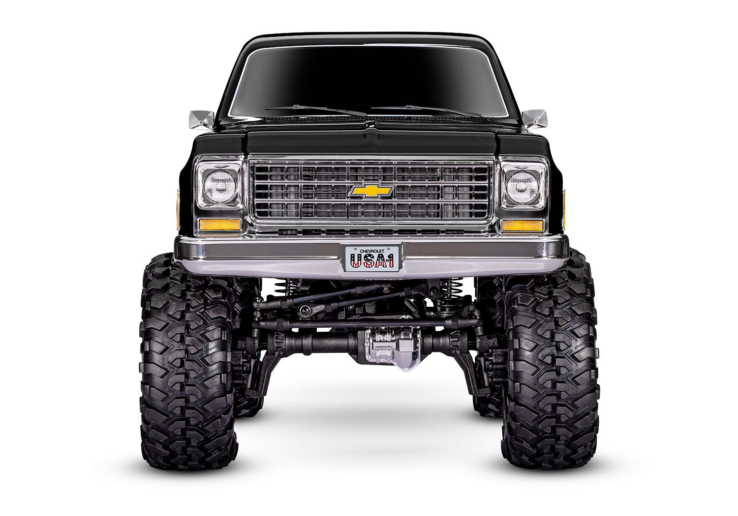 92056-4 - BLK TRX-4 Scale and Trail Crawler with 1979 Chevrolet K10 Truck Body: 1/10 Scale 4WD Electric Truck. Ready-to-Drive with TQi Traxxas Link Enabled 2.4GHz Radio System, XL-5 HV ESC (fwd/rev),