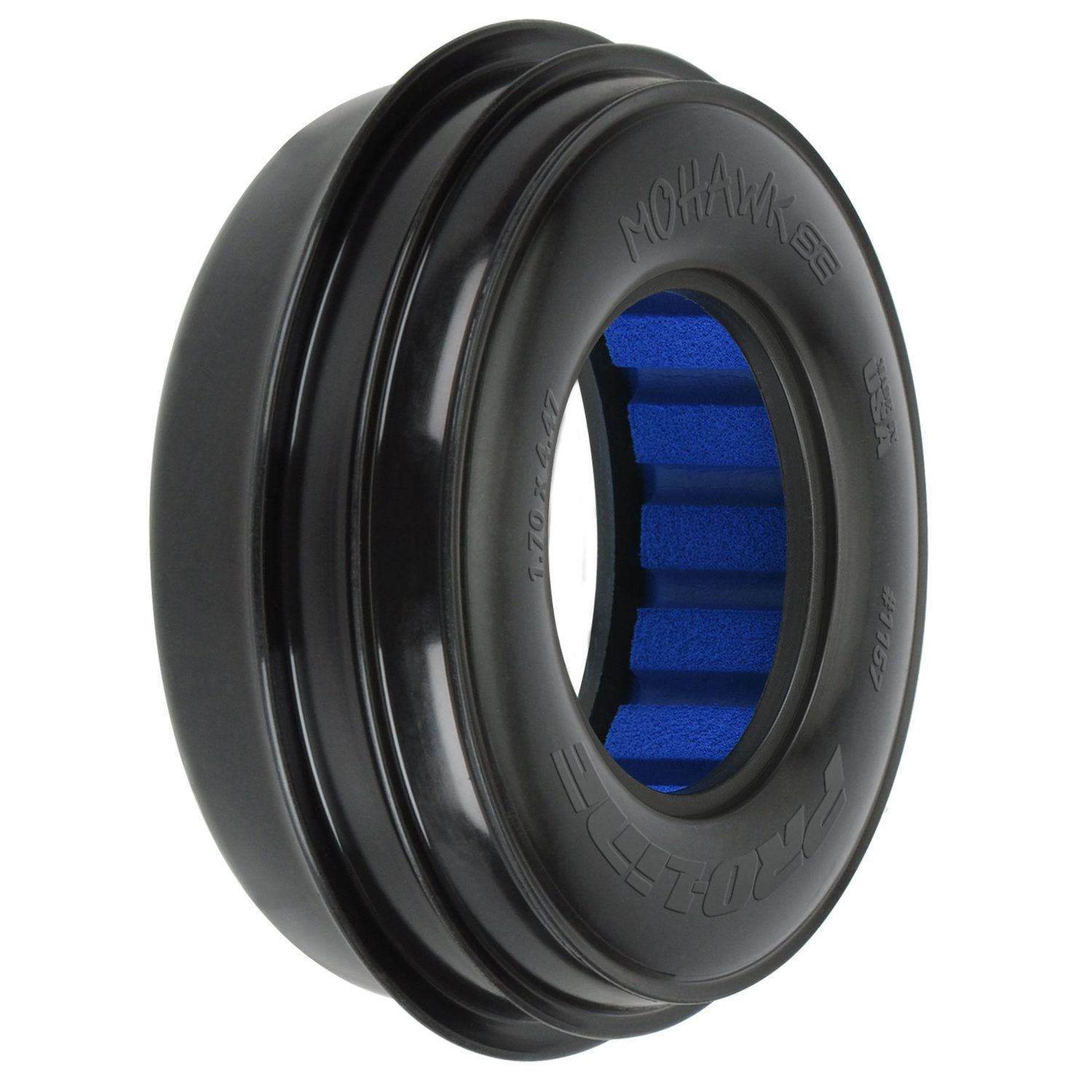 PRO1157-00  Front Mohawk SC 2.2/3 Tires: SLH, SC10, Bl(2)