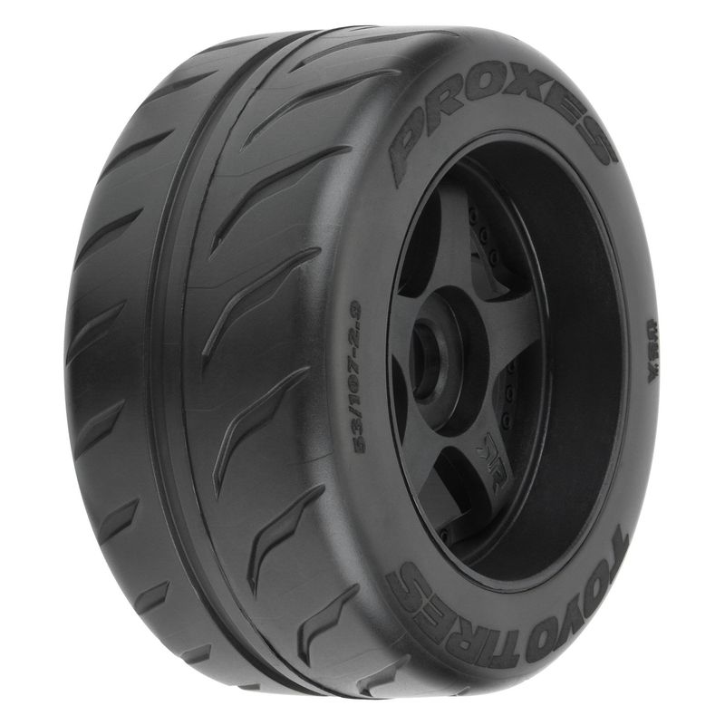 PRO1020010  1/7 Toyo Proxes R888R S3 Rear 53/107 2.9&quot; BELTED Mounted 17mm 5-Spoke (2)