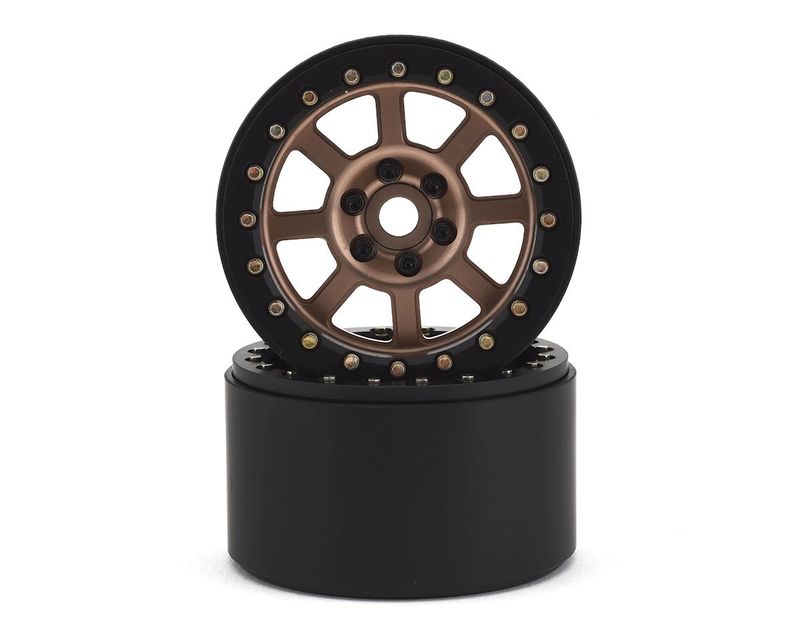 SSD00185 SSD RC 2.2 Wide Assassin Beadlock Wheels (Bronze) (2)
