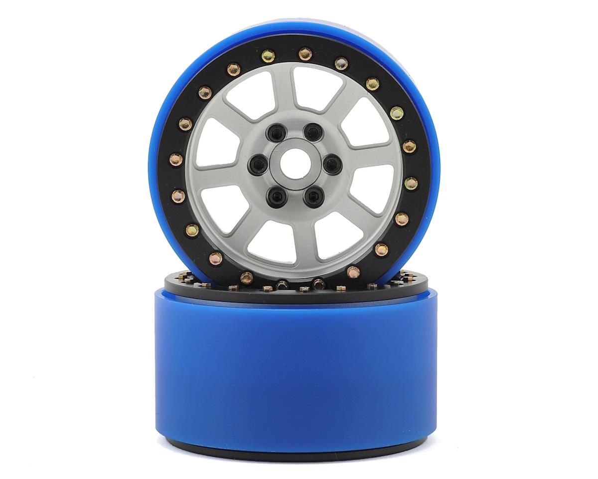 SSD00162 SSD RC 2.2 Wide Assassin PL Beadlock Wheels (Silver) (2) (Pro-Line Tires)
