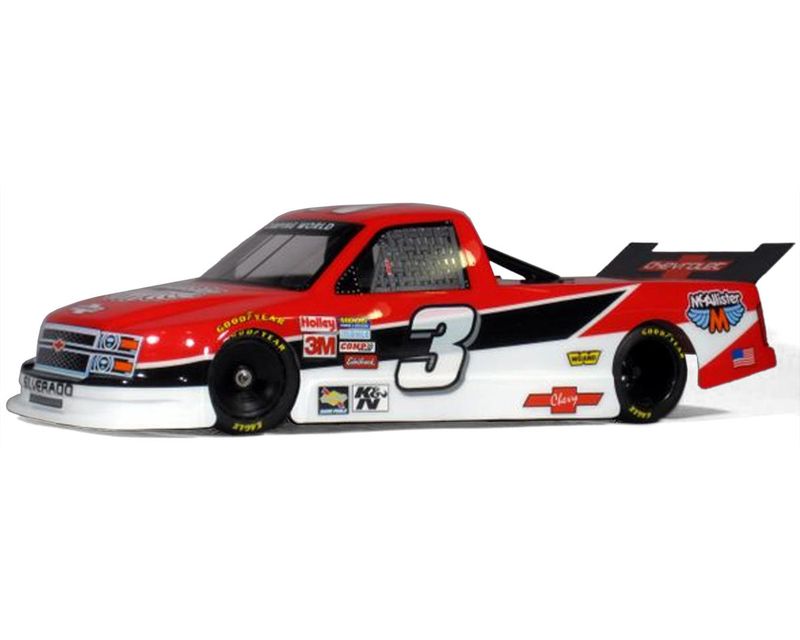 MCA301-30 McAllister Racing Chevy Oval Truck 1/10 Pan Car Body (Clear) (.030)